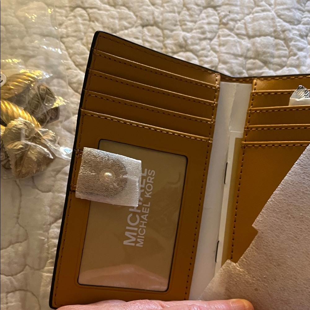 NWT Michael Kors Snakeskin Python Pattern Wallet … - image 4